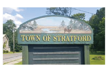 Picture of Town of Stratford sign
