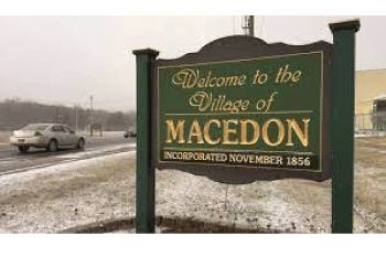 Picture of Village of Macedon sign
